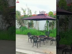 Table et chaise de barbecue extérieurs