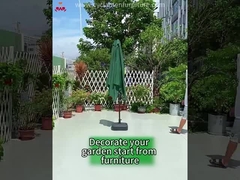 Cadre d'aluminium Parasole à levier de jardin Accepter OEM personnalisé