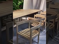 Table et chaises anti-corrosion anti-craquage