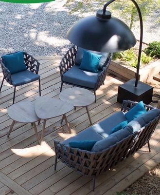 comprar Mobiliário de jardim de rattan natural moderno nórdico OEM ODM fabricação em linha