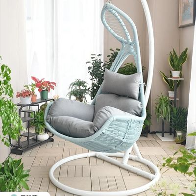 Buy Hanging Wicker Swing Chair 102*193CM With Durable PE Rattan And Comfortable Cushions online manufacture