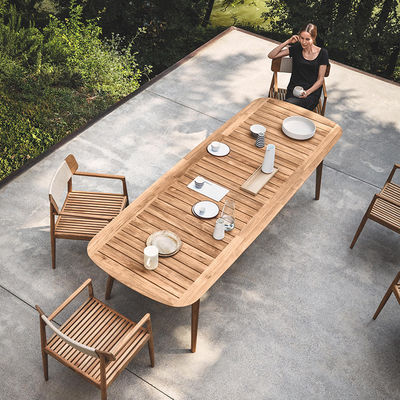 comprar Minimalismo Teca mesa de picnic y sillas de madera de teca fabricación en línea