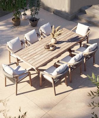 Buy Transform Your Garden Into A Relaxing Retreat With Teak Wood Table And Chair online manufacture