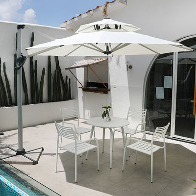 comprar Mesa y silla de metal su solución de muebles definitiva formas redondas y rectangulares fabricación en línea