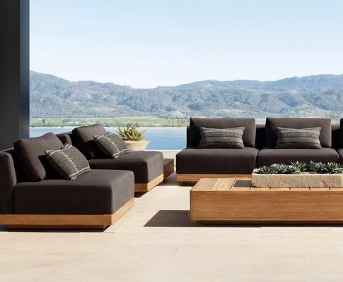 Outdoor Teak Swivel Chair Garden Sofa
