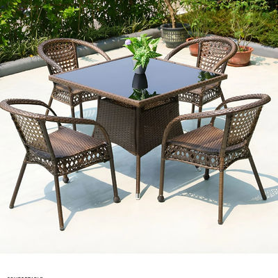 Balcony Outdoor Dining Rattan Patio Set