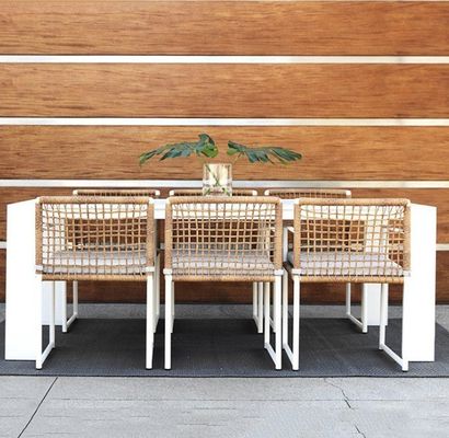 Tea Break Patio Dining Table And Chair Set For Contemporary Outdoor Furniture