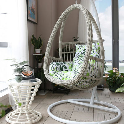 Polyester Outdoor Single Seat Swing Chair OEM Logo Acceptable