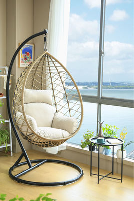 Cyclamen Patio Garden Rattan Egg Garden Swing Chair Single 196*105CM