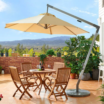 Large Garden Patio Umbrella 2.7 Metre Parasol 2.5*2.5M/3*3M