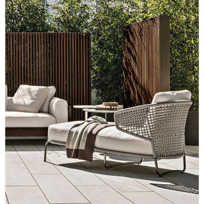 Woven Rope Outdoor Furniture Sofa For Hotels Villas Courtyards