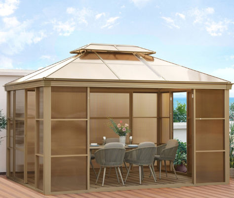 Double Ceiling Waterproof Gazebo Sun Room