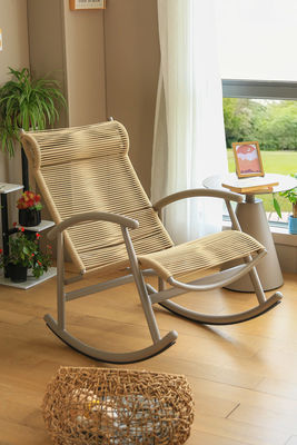 Rattan / Wicker Leisure Outdoor Rocking Chair Aluminum