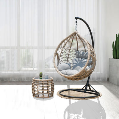 Single Basket Hanging Children Rattan Egg Chair