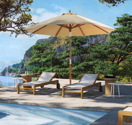 220g Polyester Fabric Sun Garden Umbrella Parasol 2.7*2.7M