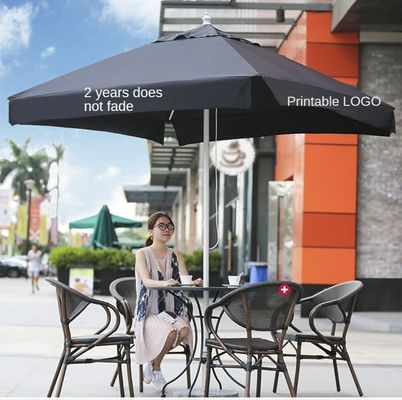 Aluminum Beach Sun Parasol With Large Size And Sturdy Pole For Durable Outdoor