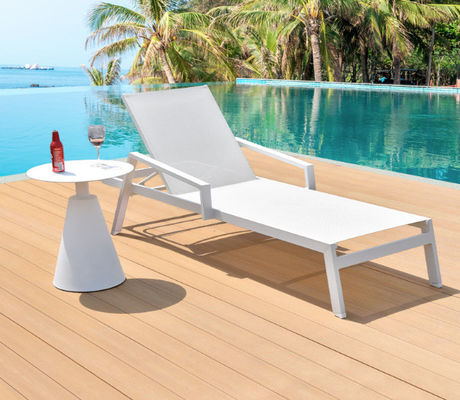 Morden Swimming Pool Beach Adjustable Lounge And Bench Chair For Nordic Design
